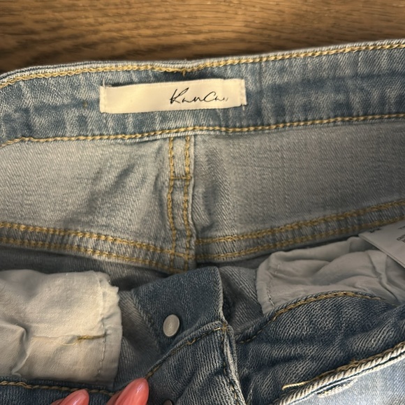 KANCAN Denim Distressed Skirt - Picture 2 of 4